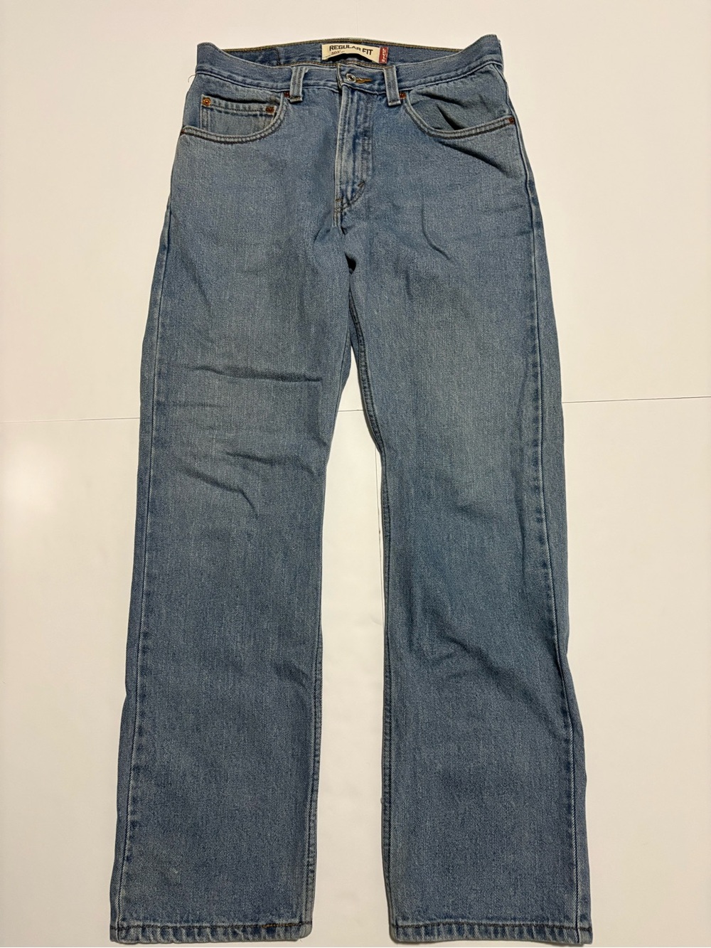 Levi’s 505 Regular Fit Straight Leg Jeans Men’s 31x32 Light Wash